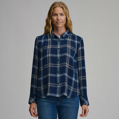 Eddie Bauer Women's Long-Sleeve Softened Button-Down Shirt
