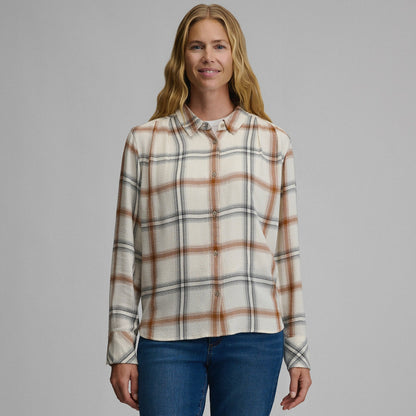Eddie Bauer Women's Long-Sleeve Softened Button-Down Shirt
