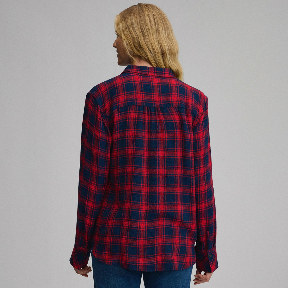 Eddie Bauer Women's Long-Sleeve Softened Button-Down Shirt