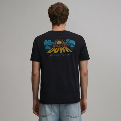 Eddie Bauer Men's EB Bauer Down Logo T-Shirt