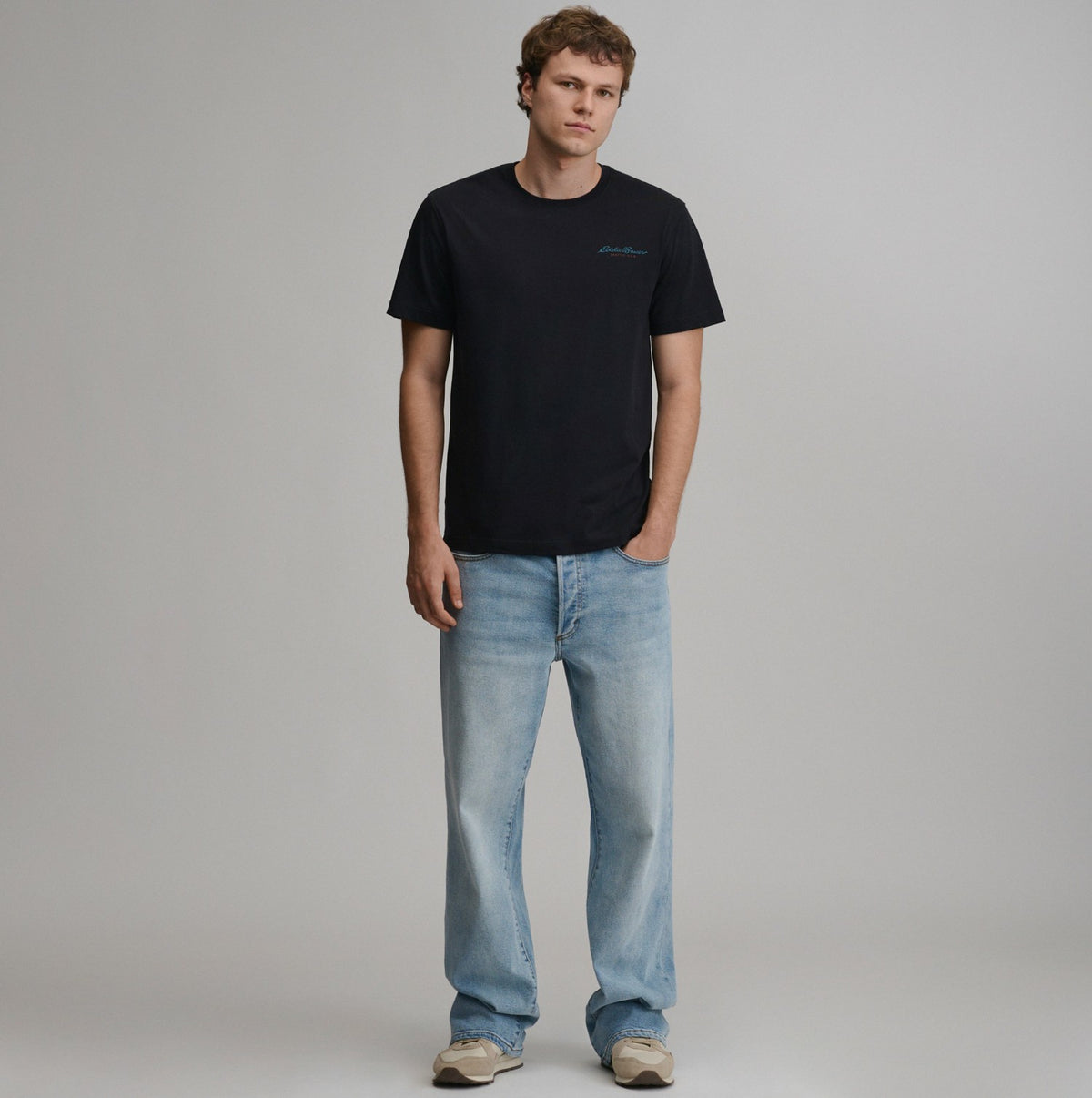 Eddie Bauer Men's EB Bauer Down Logo T-Shirt