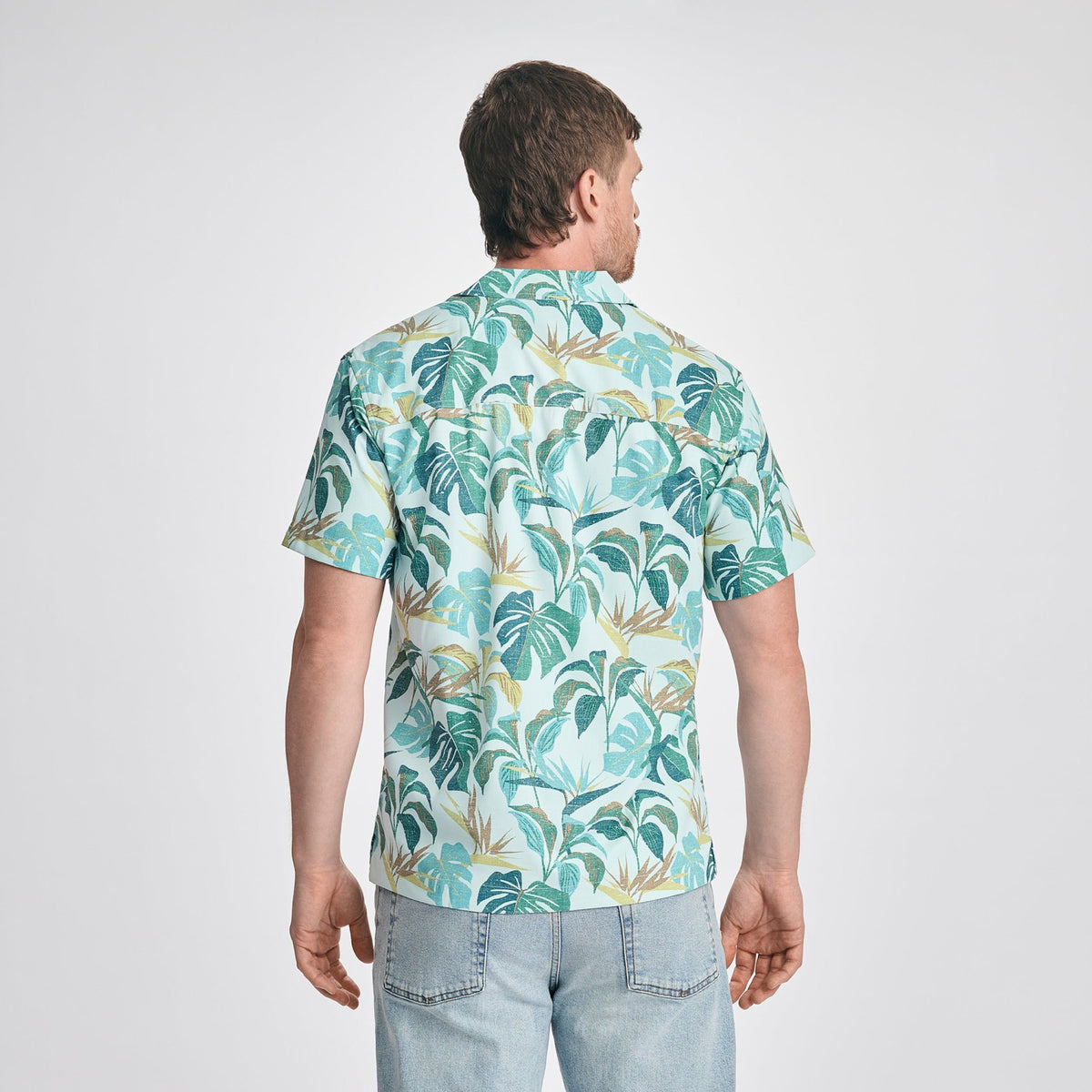 Eddie Bauer Men's SS Destination Camp Shirt-