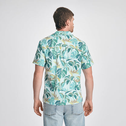 Eddie Bauer Men's SS Destination Camp Shirt-