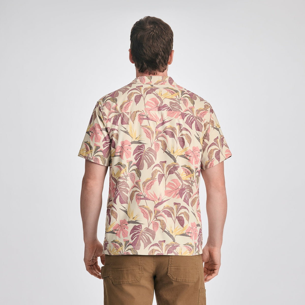 Eddie Bauer Men's SS Destination Camp Shirt-