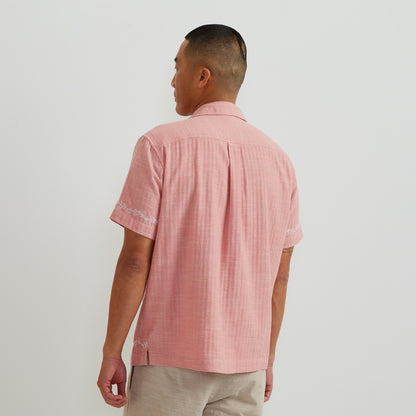 Eddie Bauer Men's SS Linen Like Shirt