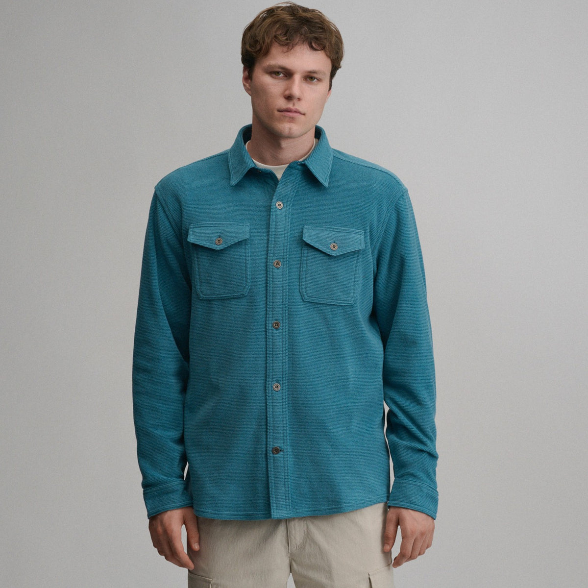 Eddie Bauer Men's Chutes Microfleece Shirt