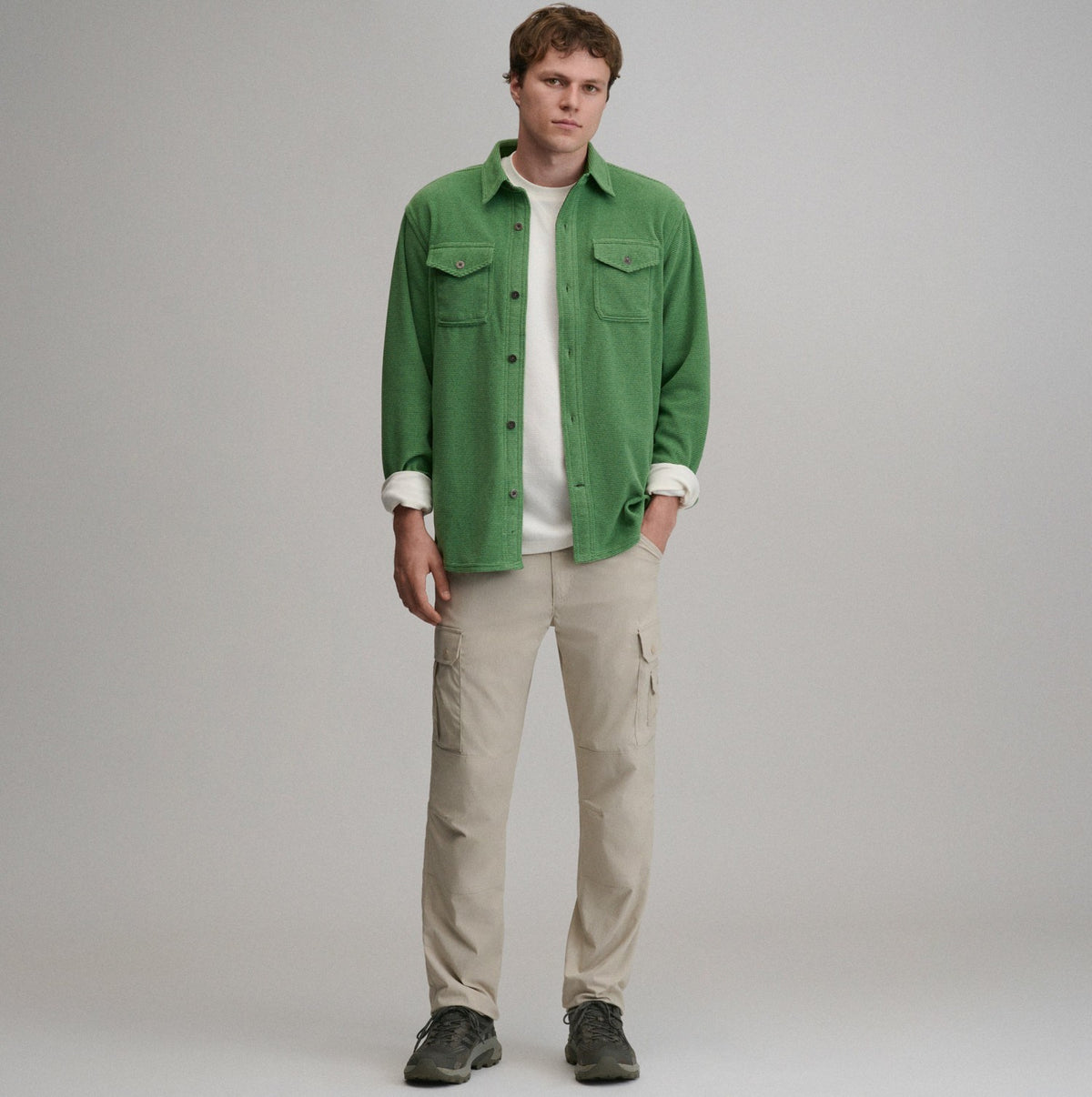 Eddie Bauer Men's Chutes Microfleece Shirt