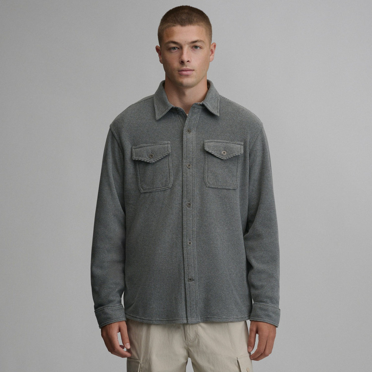 Eddie Bauer Men's Chutes Microfleece Shirt