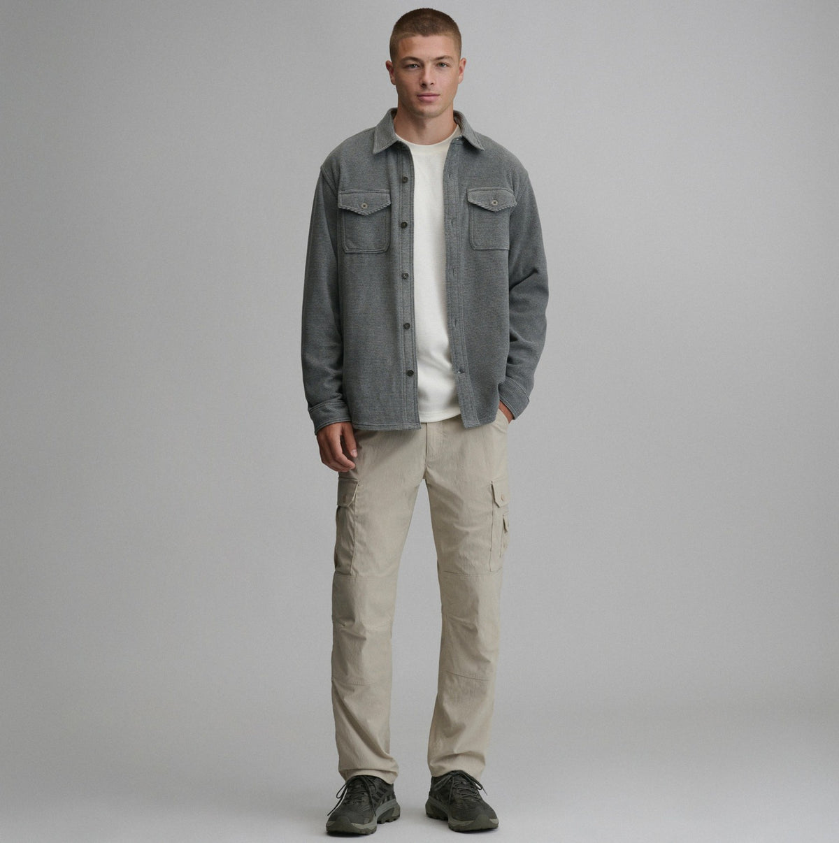Eddie Bauer Men's Chutes Microfleece Shirt