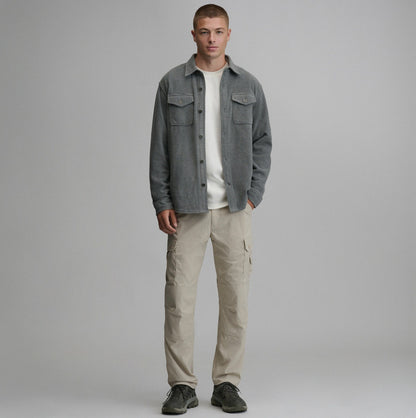 Eddie Bauer Men's Chutes Microfleece Shirt