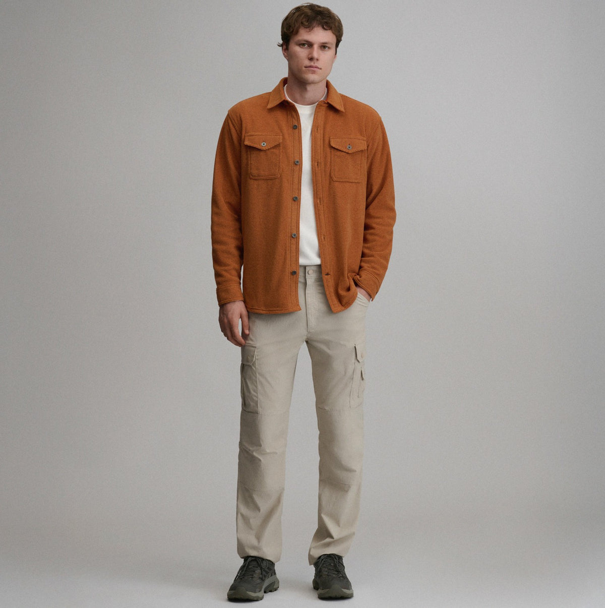 Eddie Bauer Men's Chutes Microfleece Shirt