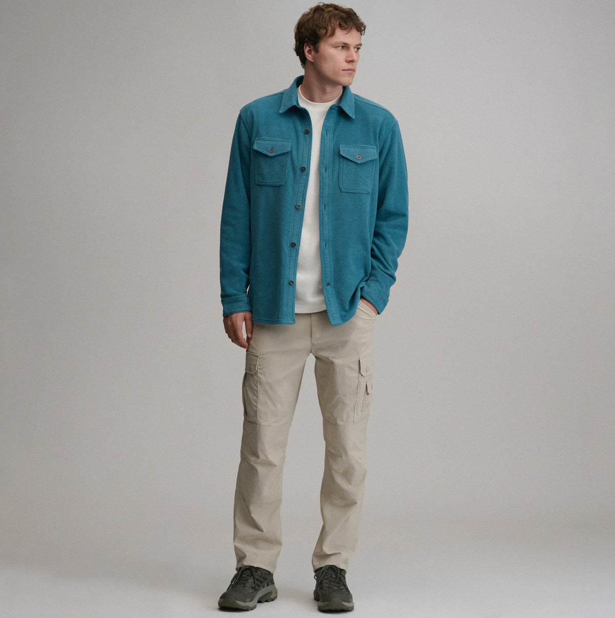 Eddie Bauer Men's Chutes Microfleece Shirt