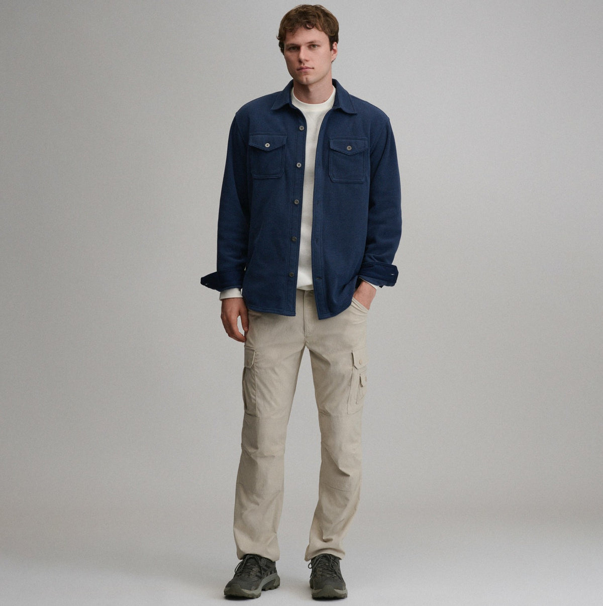 Eddie Bauer Men's Chutes Microfleece Shirt