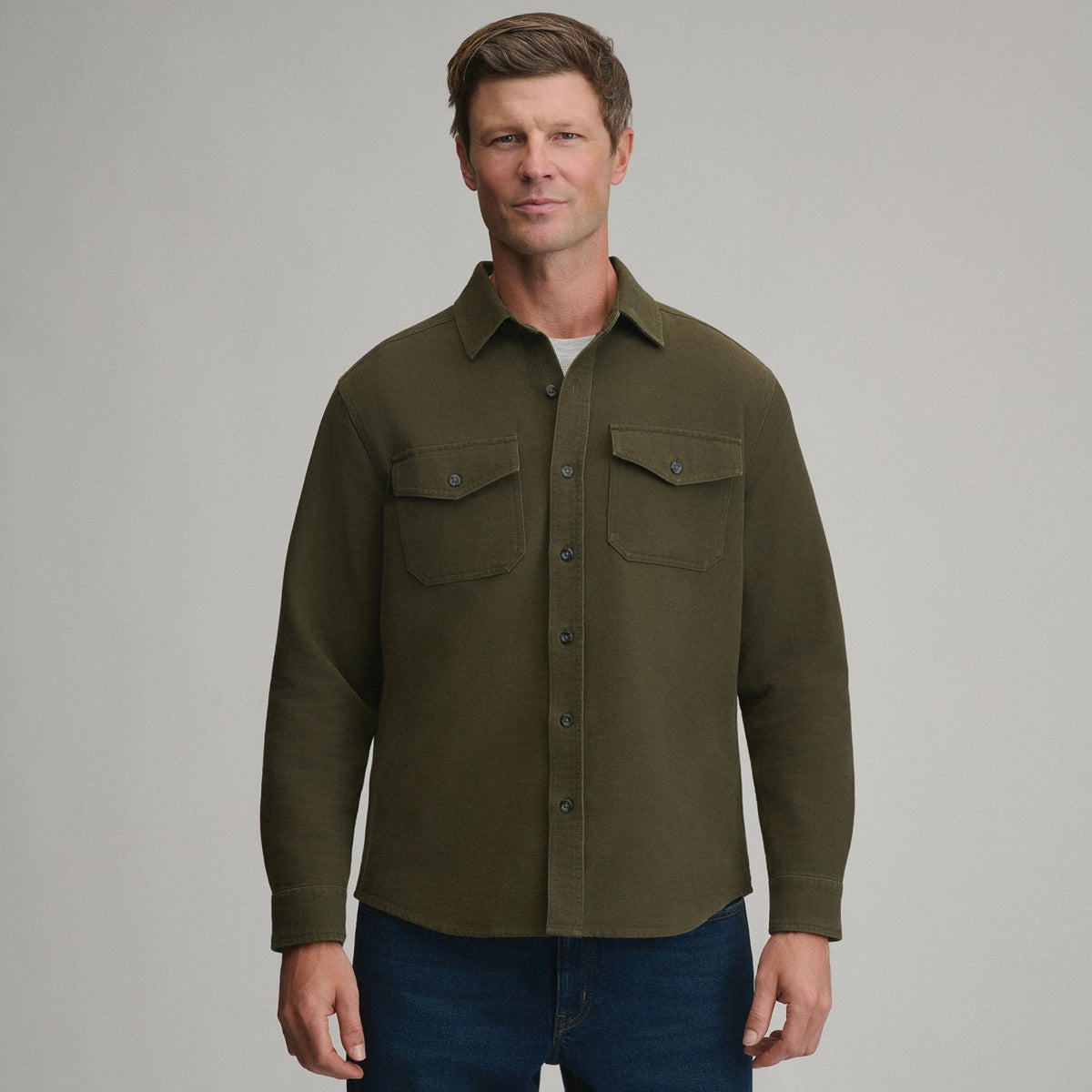 Eddie Bauer Men's Long-Sleeve Chamois Shirt