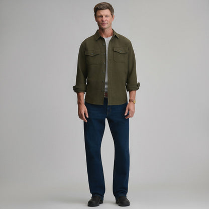 Eddie Bauer Men's Long-Sleeve Chamois Shirt