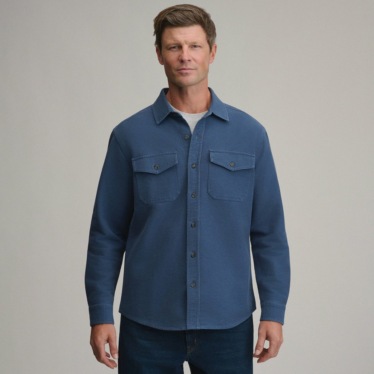 Eddie Bauer Men's Long-Sleeve Chamois Shirt