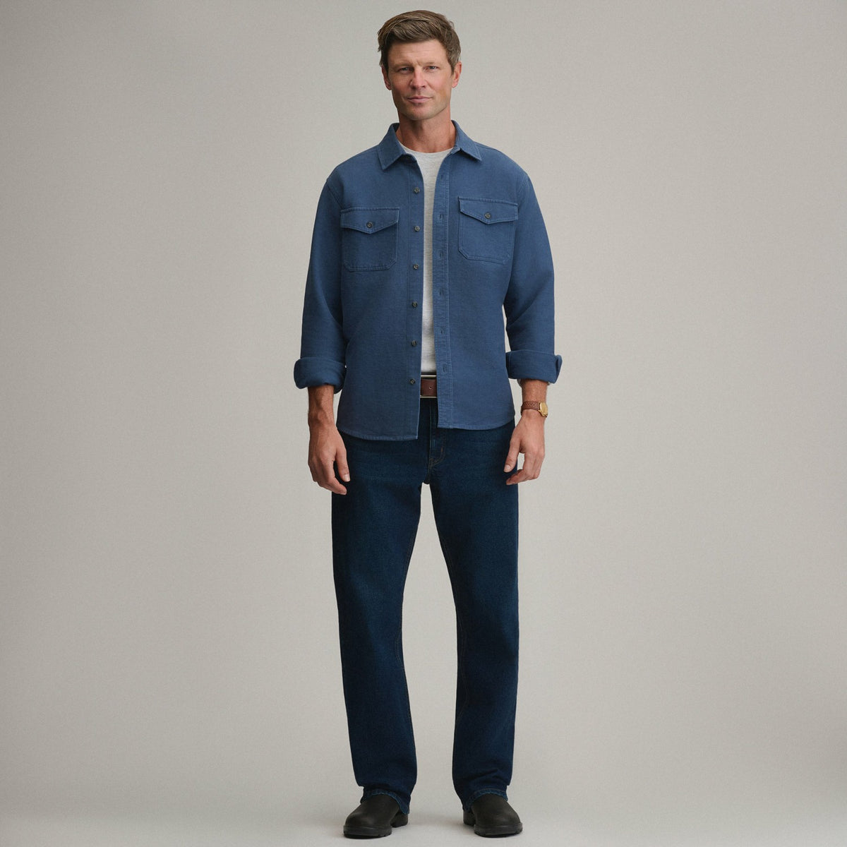 Eddie Bauer Men's Long-Sleeve Chamois Shirt