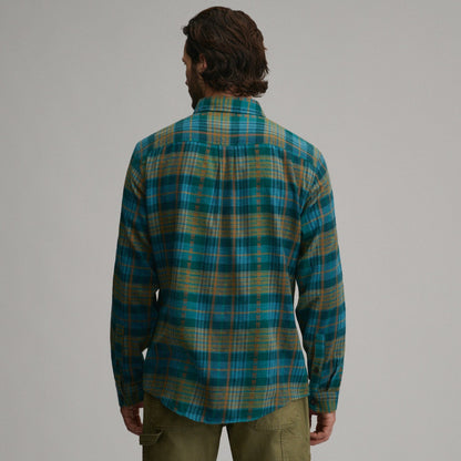 Eddie Bauer Men's Long-Sleeve Eddie's Cabin Shirt - Jacquard Plaid