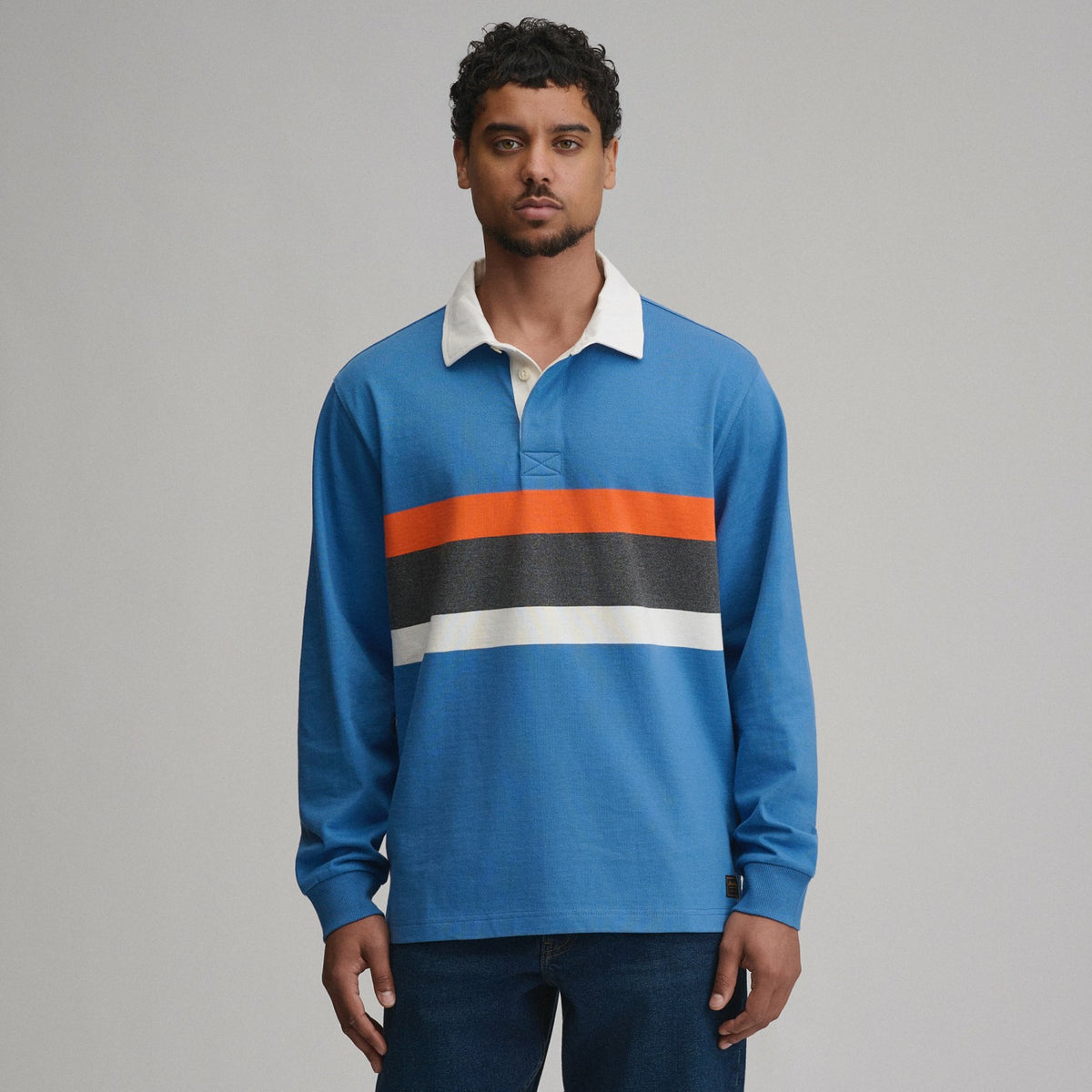 Eddie Bauer Men's Long-Sleeve Rugby Stripe Crew