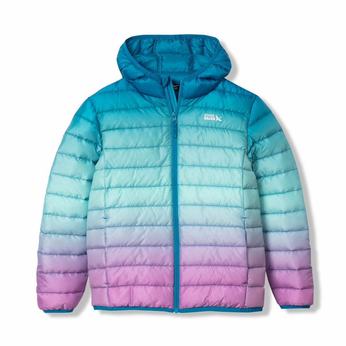 Eddie Bauer Kids Kids Cirruslite Down Hooded Jacket - Print