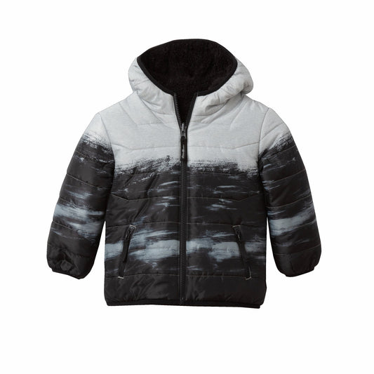 Eddie Bauer Kids Boys Deer Harbor Reversible Hooded Jacket