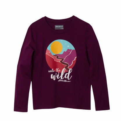 Eddie Bauer Kids Girls Graphic Long-Sleeve T-Shirt - 2 Pack