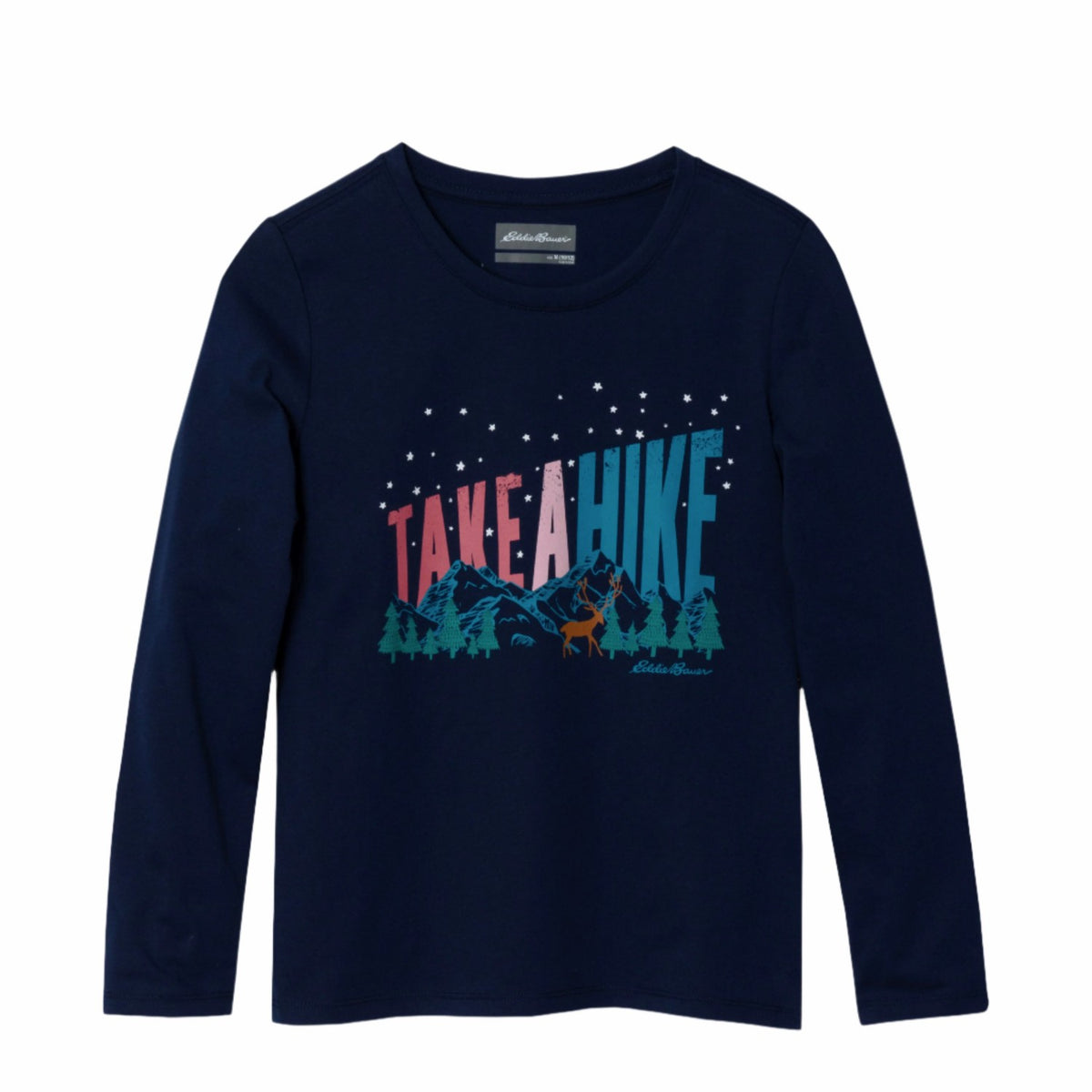 Eddie Bauer Kids Girls Graphic Long-Sleeve T-Shirt - 2 Pack