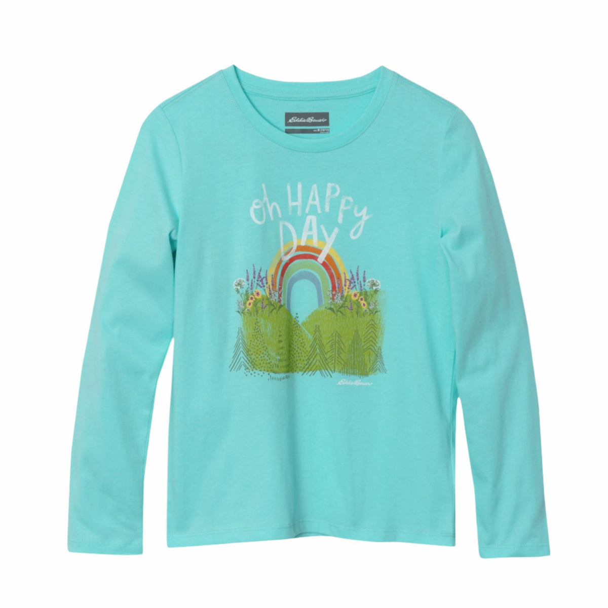 Eddie Bauer Kids Girls Graphic Long-Sleeve T-Shirt - 2 Pack