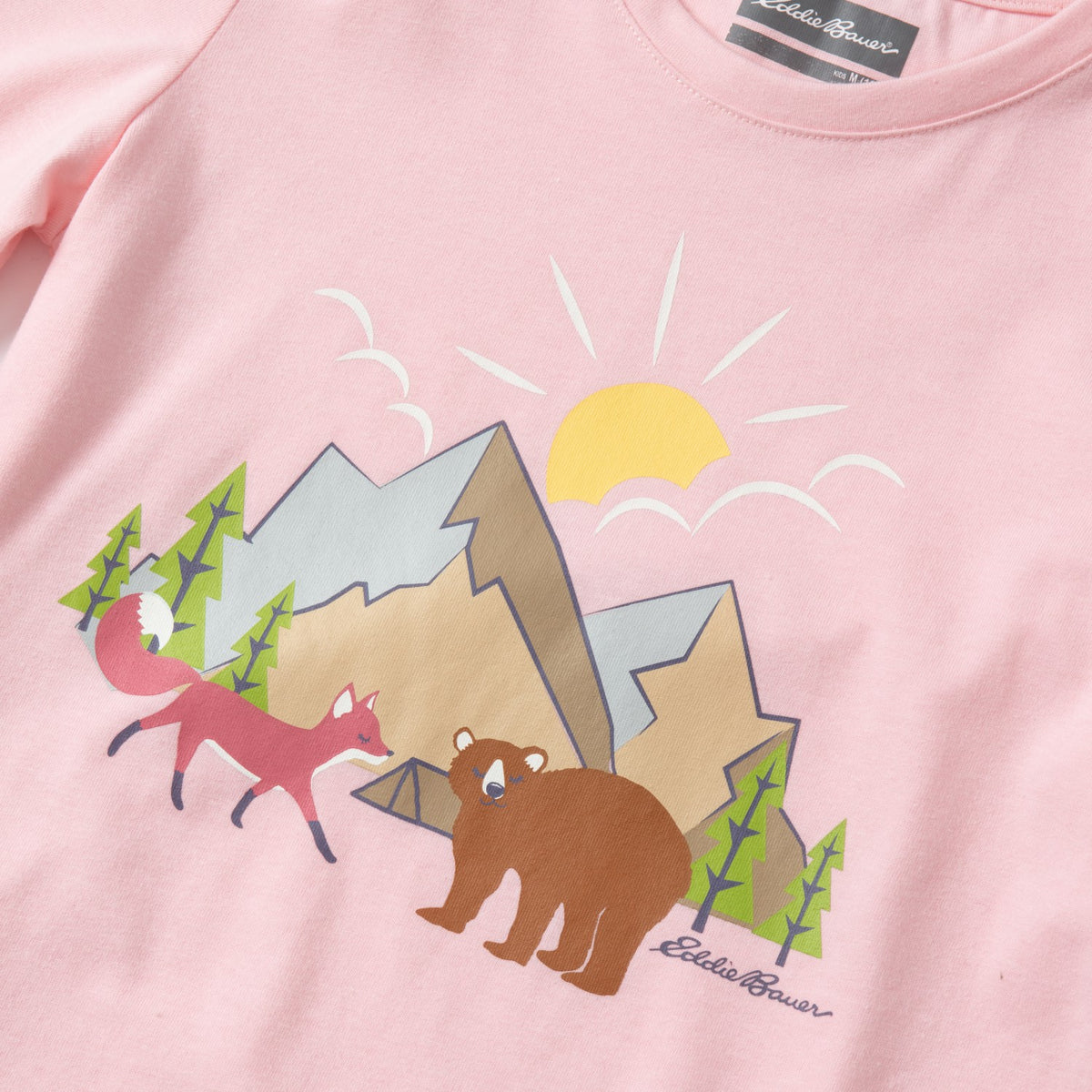 Eddie Bauer Kids Girls Graphic Long-Sleeve T-Shirt - 2 Pack