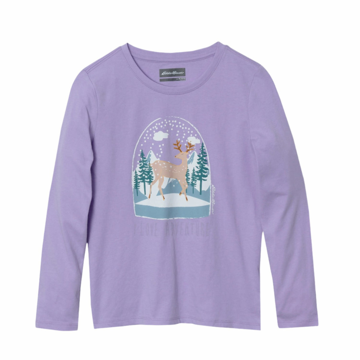 Eddie Bauer Kids Girls Graphic Long-Sleeve T-Shirt - 2 Pack
