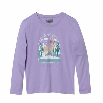 Eddie Bauer Kids Girls Graphic Long-Sleeve T-Shirt - 2 Pack