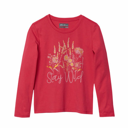 Eddie Bauer Kids Girls Graphic Long-Sleeve T-Shirt - 2 Pack