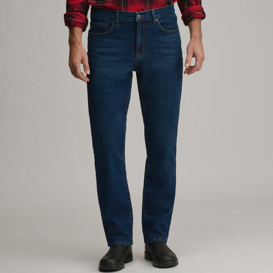 Eddie Bauer Men's Eddie's Flex Flannel Lined Jean