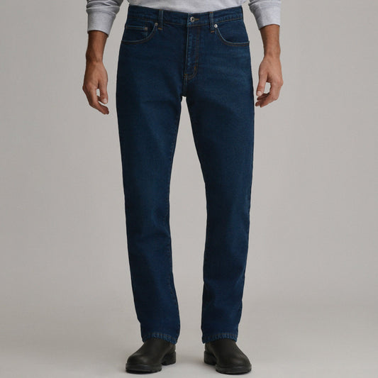 Eddie Bauer Men's Eddie's Flex Fleece Lined Jean - Straight