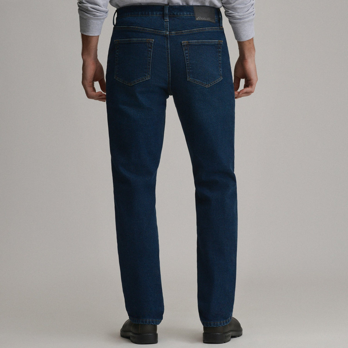 Eddie Bauer Men's Eddie's Flex Fleece Lined Jean - Straight