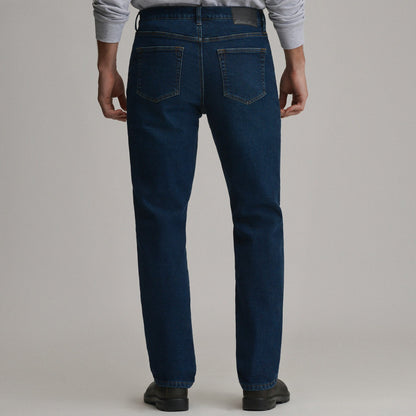 Eddie Bauer Men's Eddie's Flex Fleece Lined Jean - Straight
