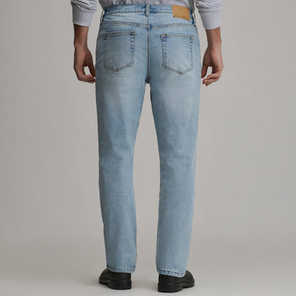 Eddie Bauer Men's Eddie's Flex Fleece Lined Jean - Straight