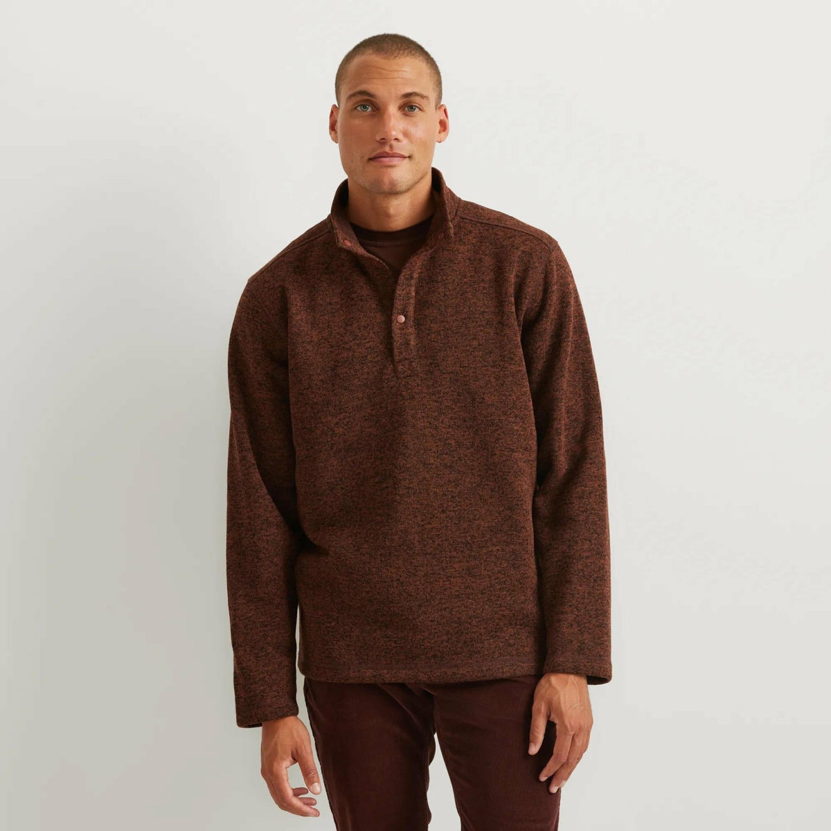 Eddie Bauer Men's Radiator Fleece Snap Mock 2.0