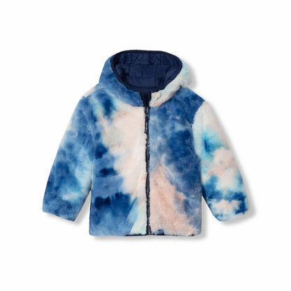 Eddie Bauer Kids Toddler Girls Deer Harbor Reversible Hooded Jacket